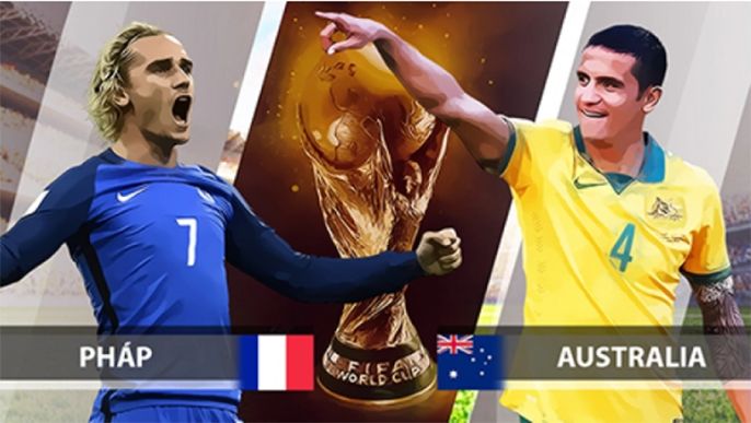 Lịch sử đối đầu giữa Pháp vs Australia