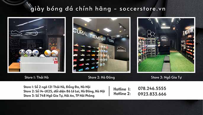 Top 5 shop giày đá bóng Hà Nội giá tốt, chất lượng mà bạn nên mua